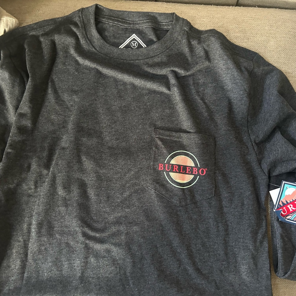 BURLEBO Charcoal Long Sleeve Tee